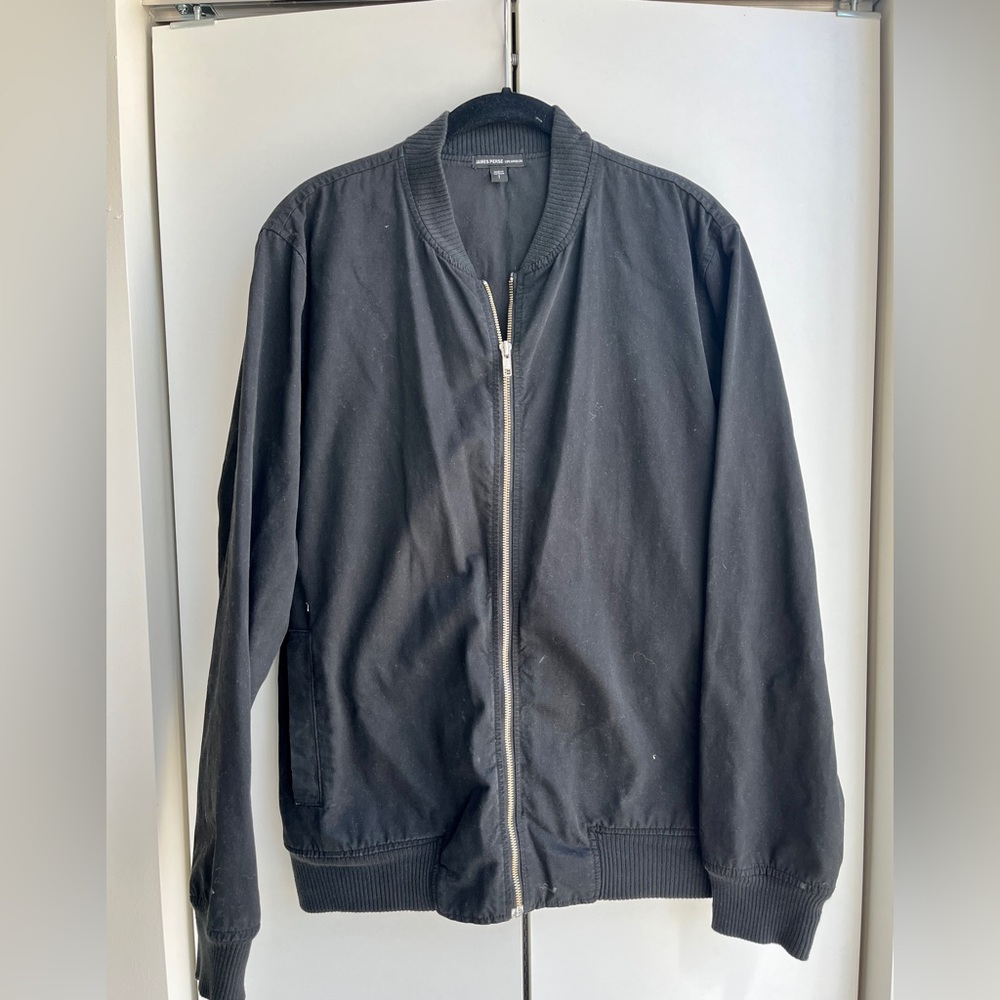 James Perse Black Bomber size 1